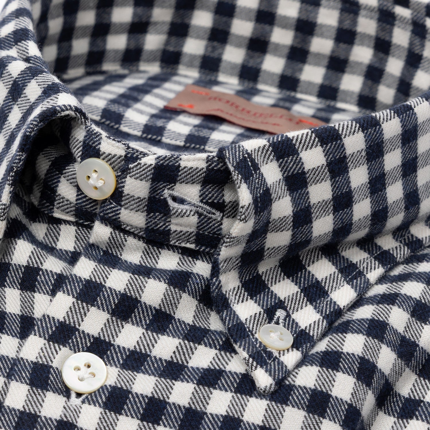 Sports Shirt "Flanella Morbido" made from pure Cotton - Linea Passion